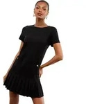 LIPSY Plisseekleid Lipsy Mini-Etuikleid mit Knopfdetails, Regular (1-tlg)