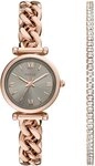 Fossil Quarzuhr CARLIE MINI ES5378SET, (Set, 2-tlg., mit Armband), Armbanduhr,