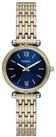 Fossil Quarzuhr CARLIE ES5438, Armbanduhr, Damenuhr, Edelstahlarmband, analog,