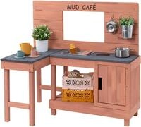 MUDDY BUDDY&reg; Outdoor-Spielk&uuml;che Matschk&uuml;che Coffee Corner Holz