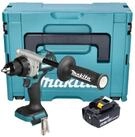 Makita Akku-Schrauber DDF 492 G1J Akku Bohrschrauber 18 V 141 Nm Brushless + 1x...