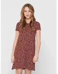 ONLY Minikleid ONLBERA BACK LACE UP S/S DRESS JRS NOOS Viskosemischung, regular fit,