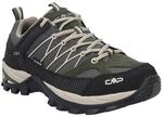 Wanderschuh CMP "RIGEL LOW WP TREKKING SHOES", Herren, Gr. 40, pine, corda, Leder,