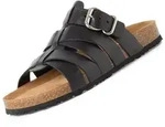 Tamaris Pantolette Schlupfschuh, Hausschuh, Sommerschuh mit Veloursleder-Fu&szlig;bett