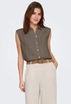 ONLY Blusentop ONLSIESTA S/L LINEN BL SHIRT PNT NOOS mit Leinen