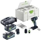 FESTOOL Akku-Schrauber Festool TXS 18-Basic-Set Akku Bohrschrauber 18 V 40 Nm