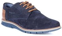 bugatti M Lace-up Leather blue Schn&uuml;rschuh