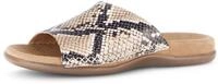Gabor Pantolette Sommerschuh, Schlupfschuh, Bequemschuh in Schlangenoptik