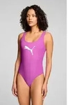 PUMA Badeanzug PUMA SWIM WOMEN SWIMSUIT mit Logoprint vorn