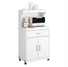 SoBuy K&uuml;chenwagen FSB12, Mikrowellenschrank Getr&auml;nkewagen Sideboard Buffetschrank,
