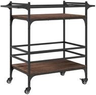 vidaXL K&uuml;chenwagen K&uuml;chenwagen Braun Eichen-Optik 82x40x78,5 cm Holzwerkstoff