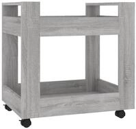 vidaXL B&uuml;rowagen, Rollwagen Grau Sonoma 60x45x60 cm Holzwerkstoff