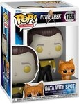 Funko Merchandise-Figur Star Trek - Data with Spot 1755 Pop! Vinyl Figur