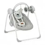 MoMi Babyschaukel Die MoMi LISS Babywippe mit Swing-Funktion und Spielzeugen, 5