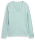 TOM TAILOR V-Ausschnitt-Pullover Regular mit V-Ausschnitt