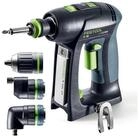 FESTOOL Akku-Bohrschrauber Festool Akku-Bohrschrauber C 18 Basic-Set bunt