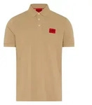 HUGO Poloshirt Dereso Slim Fit, Kurzarm, HUGO Weblabel