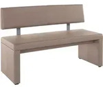 OTTO home Sitzbank Charissa, mit Lehne, Breite 140, 160 oder 180 cm