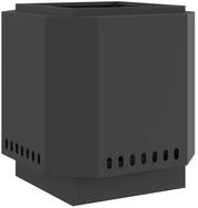 vidaXL Feuerstelle Rauchfreie Feuerstelle Schwarz 48 x 48 x 51 cm...