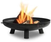 BBQ-Toro Feuerschale &Oslash; 80 cm, Schwarz, Outdoor Dreibein Feuerstelle f&uuml;r Garten und