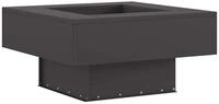 vidaXL Feuerkorb 60 x 60 x 30 cm Feuerschale Feuerstelle Quadrat Schwarz...