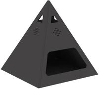 vidaXL Feuerstelle Feuerstelle Schwarz 50 x 50 x 51 cm Wetterfeststahl, (1-St)