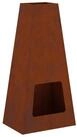 vidaXL Feuerstelle Feuerstelle Rostig 50 x 35 x 100 cm Wetterfeststahl, (1-St)