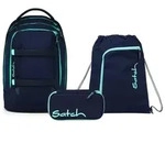 Satch Schulrucksack Pack (3tlg., inkl. Schlamperbox und Sportbeutel)