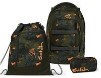 Satch Schulrucksack Pack (3tlg., inkl. Schlamperbox und Sportbeutel)