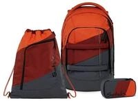 Satch Schulrucksack Pack Now or Never (3tlg, inkl. Schlamperbox und Sportbeutel)