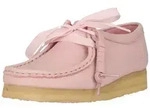 Clarks Clarks - Wallabee. Baby Pink Lea - Rosa Schn&uuml;rschuh