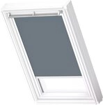 Verdunklungsrollo DKL 4581SWL, Farbe: blaugrau, VELUX, verdunkelnd, ohne Bohren, in