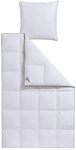 fj&ouml;dur G&auml;nsedaunenbettdecke + Kopfkissen Franzisk, Bettwaren-Set, 135x200 oder