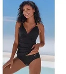 LASCANA Tankini Toni mit goldfarbenen Accessoires