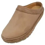 Haflinger Travel Classic Eleganter Clog aus Leder mit Korkfu&szlig;bett und Gummisohle