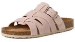 Tamaris Pantolette Schlupfschuh, Hausschuh, Sommerschuh mit Veloursleder-Fu&szlig;bett