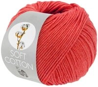 LANA GROSSA SOFT COTTON H&auml;kelwolle, 140 m (weiches, vielseitiges Garn f&uuml;r h&ouml;chsten