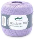 Gr&uuml;ndl H&auml;kelgarn 100, Baumwolle d&uuml;nn zum H&auml;keln Handarbeiten DIY, 100g