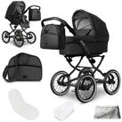 bergsteiger Kombi-Kinderwagen Venedig Retro-Kinderwagen 3in1, (10-tlg)