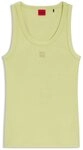 HUGO Blusentop Tanktop mit Logoprint - Slim Fit