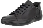 Ecco Soft 7 Easy Slip Lace (Premium-Leder) schwarz Herren Sneaker schwarz 40 EU