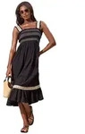 LIPSY Midikleid Lipsy Gerafftes, &auml;rmelloses Midikleid, Regular (1-tlg)