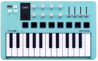 Arturia Masterkeyboard (Masterkeyboards, MIDI-Keyboard 25), MiniLab 3 Aquamarine -