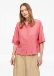s.Oliver Kurzarmbluse Bluse Kurzarm-Bluse aus Leinenmix