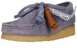 Clarks Clarks - Wallabee. Purple Interest - Blau Schn&uuml;rschuh