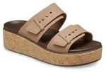 Crocs Brooklyn Cork Buckle Keilpantolette, Keilsandale, Plateausandale mit