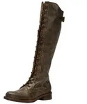 Felmini Stiefel Leder . Bikerboots grau 36 EU
