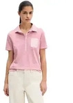 Marc O'Polo Poloshirt mit Material-Mix-Details rosa XS (34)
