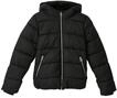 Steppjacke S.OLIVER JUNIOR, M&auml;dchen, Gr. 134/140, schwarz, Web, Obermaterial: 100%