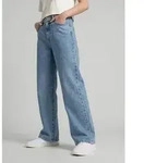 TOM TAILOR Weite Jeans Jeanshosen Wide Leg Jeans blau 158